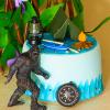 12 Pcs Bigfoot Camping Cake Topper Include Bigfoot Statue Camping Themed Party Cake Decoration Sasquatch Monsters Figure for Adults Camper Forest Theme Birthday Party Supplies view 3