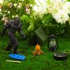 12 Pcs Bigfoot Camping Cake Topper Include Bigfoot Statue Camping Themed Party Cake Decoration Sasquatch Monsters Figure for Adults Camper Forest Theme Birthday Party Supplies view 4