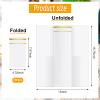300 Pcs Disposable Guest Towels Guest Napkins Hand Towels for Wedding Graduation Bathroom Kitchen Party Dinners or Events (Gold,Stripe Pattern) view 3