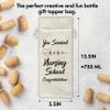 Nursing School Graduation Wine Gift Bags - Gift for RN, Nurse Graduation - Reusable Burlap With Drawstring Gift Bag (5.5"x 13.5")-1 Pcs/jiu058 view 2