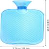 SCAPH 4 pcs Pattern Warmer Rubber Hot Blue Warm Each Compress Has Office Hand Water Thicken Bottles Ml and for Bottle Home Bag (Size : Medium) view 2