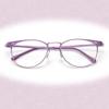 FREAZE Trendy Readers Rose Gold Frame Eyeglasses Scratch Resistant Reading Glasses Screwless Eyewear Light Weight Women +2.0 (Color : Purple, Size : +2.5) view 1