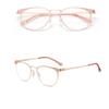 FREAZE Trendy Readers Rose Gold Frame Eyeglasses Scratch Resistant Reading Glasses Screwless Eyewear Light Weight Women +2.0 (Color : Gold, Size : +2.5) view 2