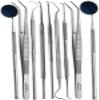 Premium Dental Tools, Plaque Remover for Teeth, Professional Hygiene Cleaning Kit,Stainless Tooth Scraper Plaque Tartar Remover Cleaner,Dental Pick Scaler Oral Care Tools Set (Set of 9 with CASE) view 2