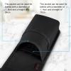 SITHON Professional Massage Bottle Bag for 1 Bottle, Lotion Oil Waist Holder Organizer, Massage Therapist Holster with Adjustable Belt, Multiple Pockets (Bag Only) (Black) view 3
