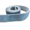AUNHIRU 5 Yards Velvet Christmas Ribbon, Velvet Ribbon for Gift Wrapping Christmas Tree Decoration Handmade Craft, Wedding, Gift Wrapping, Hair Bows (Light Blue, 16mm) view 3