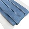 AUNHIRU 5 Yards Velvet Christmas Ribbon, Velvet Ribbon for Gift Wrapping Christmas Tree Decoration Handmade Craft, Wedding, Gift Wrapping, Hair Bows (Light Blue, 16mm) view 4