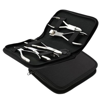 NICHOY Glasses Tool Pliers Repair Set,Stainless Steel Eyeglasses Plier Set,Rimless Disassembly Frames Optical Tools Kit for Repair Glasses Frames(Color:,Size:5 pcs)