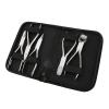 NICHOY Glasses Tool Pliers Repair Set,Stainless Steel Eyeglasses Plier Set,Rimless Disassembly Frames Optical Tools Kit for Repair Glasses Frames(Color:,Size:5 pcs) view 4