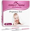 Easy@Home Pregnancy Test Strips Kit: 40 Pack HCG Test Strips - Early Detection Home Bulk Pregnancy Tests | EZW1-S:40 view 1