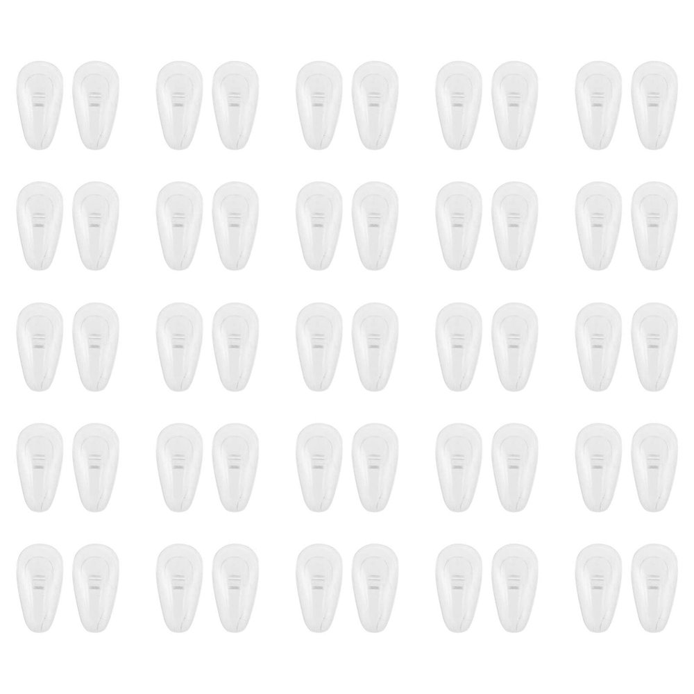 COHEALI 25pairs - Nose Pads for Glasses Skin-Friendly and Non-Skid Eyewear Accessories Fit for Comfort and Stability for Use