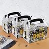 Fangleland 24pcs The Notorious One Party Favors Boxes, Black Gold 1st Birthday Treat Boxes with Handle - Hip Hop Theme Big One First Birthday Candy Gift Decorations for Boy view 4