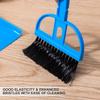 1 Pcs Dustpan Brush Set Portable Plastic Brush Set (Blue) Used for Tool Brush Keyboard Home Kitchen Sweeper Table Desk Office view 4