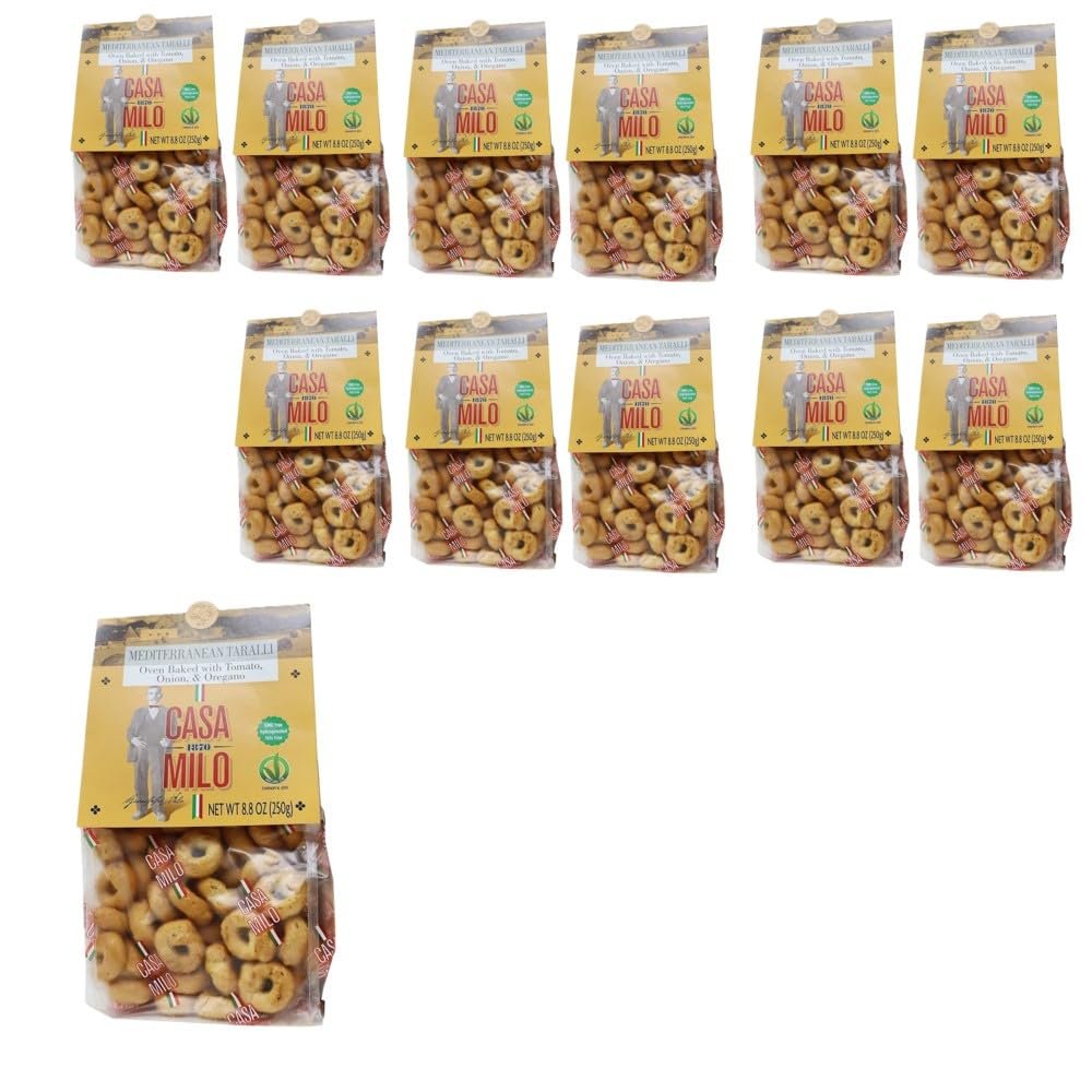 Casa Milo Mediterranean Taralli (12 x 8.8 ounces)