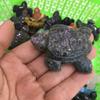 HXSCOO Natural Mineral Crystal Tortoise carvings Stone Crystal Turtle Figurine view 1