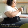 BraceUP Plus Size Back Brace for Woman and Man - Extra Large Lower Back Support with Straps and Compressions, Back Pain Relief, Abdominal Plus Size Binder (3XL 52-62 In) view 3