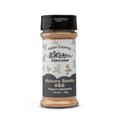 Amish Country Popcorn | Hickory Smoke Barbeque Seasoning - 5.25 oz | Old Fashioned, Non-GMO and Gluten Free