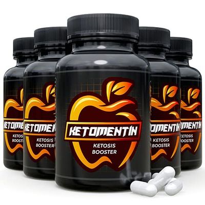 Ketomentin Pills -150 Capsules-New Formula-Official Supplement (5 Pack)