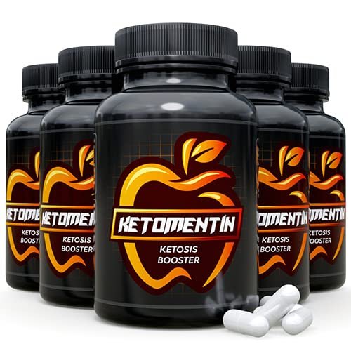 Ketomentin Pills -150 Capsules-New Formula-Official Supplement (5 Pack)