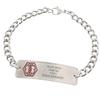 American Medical ID  Stainless Steel Classic Bracelet  Unisex Alert Bracelet (9" for 8.5" Wrist) view 1