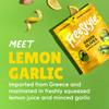 Freestyle Snacks Olive Snack Packs - As Seen on Shark Tank - Fresh Pitted Green Olives, Jumbo-Sized, Grown in Greece, All Natural, Non-GMO, Sugar-Free, Low Calorie - Lemon Garlic, 4oz (6 Pack) view 2