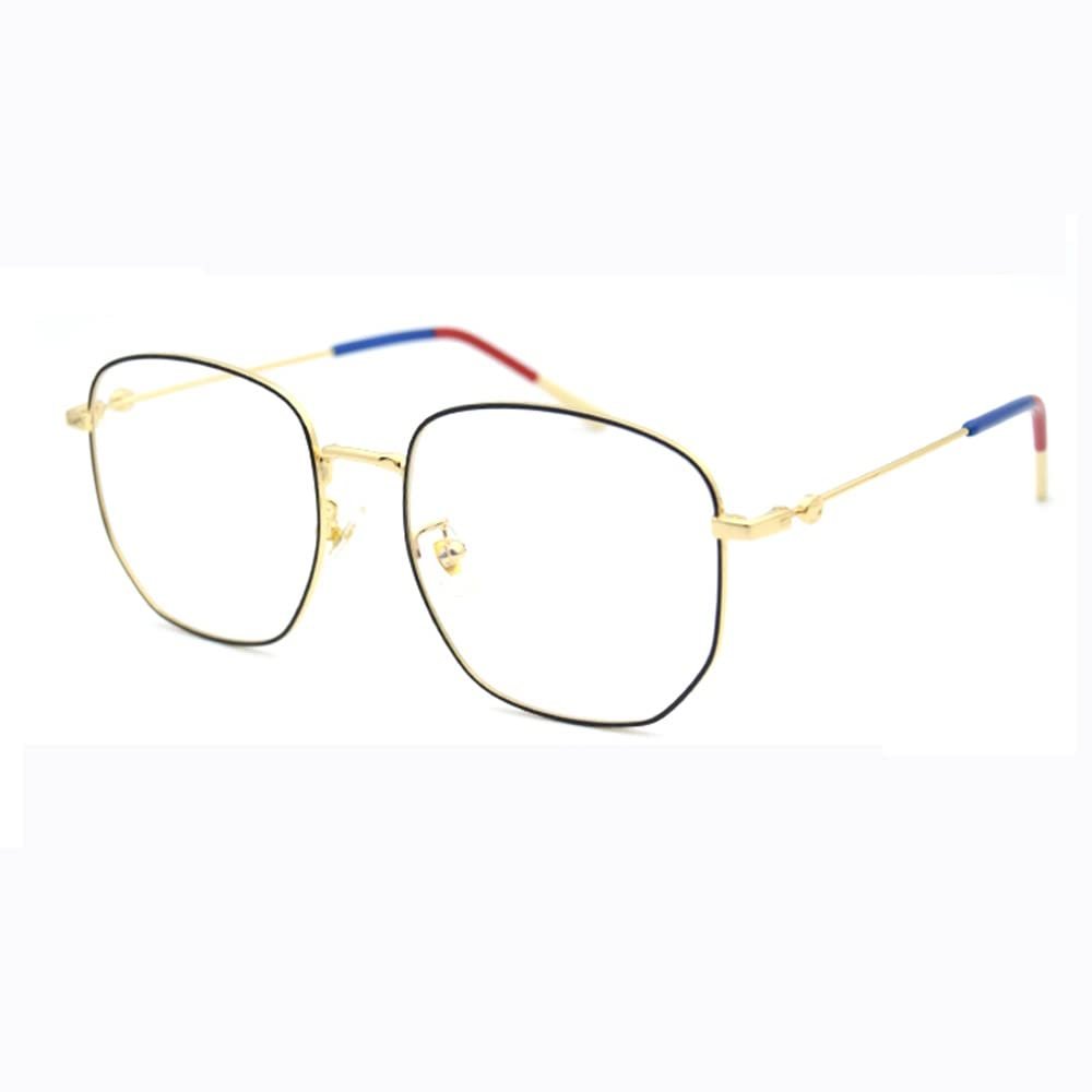 FREAZE Sun Readers Large Frame Reading Glasses Comfortable Wear Readers Multifocus Eyeglasses Light Weight Metal Frame Unisex (Color : AB, Size : 2.5)