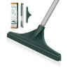 Artificial Grass Turf Rake with Foldable Lightweight Steel Handle, 51" Folding Turf Brush for Carpet Cleaner with Ergonomic Design, Suitable for Pet Hair Removal, Silver Handle and Green Head view 1
