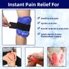 WORLD-BIO Ice Pack for Knee Pain Relief, Reusable Gel Ice Pack for Knee Injury, Replacement Surgery, Bursitis Arthritis, Swelling, Cooling Wrap Cold Compress for Arthritis, Meniscus Tear, Blue view 2
