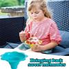 Alaeseje 100 PCS Snow Cone Cups,Flower Shaped Shaved Ice Cups,4 OZ Plastic Snow Cone Bowls for Kids Party Summer Cookout Food Service view 3