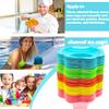 Alaeseje 100 PCS Snow Cone Cups,Flower Shaped Shaved Ice Cups,4 OZ Plastic Snow Cone Bowls for Kids Party Summer Cookout Food Service view 4