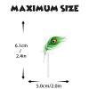 18pcs Green Glitter Peacock Feather Dessert Cupcake Topper Zoo Bird Peacock Theme Decorations Happy Birthday Party Decor Supplies view 4