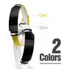 Caramel Medical Alert Bracelets for Men | Personalized Medical Bracelets for Women with Adjustable Wristband in Silver or Gold view 3