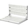 Wall Mounted Shower Seat  16IN Teak Fold Down Shower Seat for Elderly, Disabled & Pregnant Women  Sturdy Shower Benches for Inside Shower with 400LB Capacity  2026 Premium White Shower Bench view 1