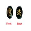 Astroghar Zibu Wealth and Prosperity Angel Symbol Engraved Natural Black Tourmaline Crystal for Reiki Healing view 3