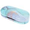 2 in 1 Double Sided Eyeglasses Cases Marble Print Glasses Case with Mirror Tweezer Portable Glasses Box for Glasses Sunglasses view 1