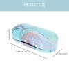 2 in 1 Double Sided Eyeglasses Cases Marble Print Glasses Case with Mirror Tweezer Portable Glasses Box for Glasses Sunglasses view 2