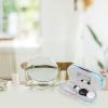 2 in 1 Double Sided Eyeglasses Cases Marble Print Glasses Case with Mirror Tweezer Portable Glasses Box for Glasses Sunglasses view 4