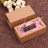 FOMIYES 10pcs Kraft Paper Lipstick Boxes Folding Cosmetic Packing Storage for Elegant Design for Lip Balm and and Portable Wrap Box view 2