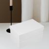 SEWACC 2pcs Kraft Paper Box with Lid Rectangle Paper Boxes for Birthday Wedding 2023 New Year Valentines Easter Party view 3