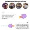 Ear Plugs for Sleeping Noise Cancelling,Reusable Washable Ear Plugs for Noise Reduction,Silicone Sleep Ear Plugs with Storage Box,Earplugs for Concerts,Swimming,Shooting,Snoring,Airplane,Musicians view 2