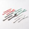 KNORK Eco 12 Piece (Fork, Knife, Spoon) Plant Based Cutlery Bamboo Reusable Flatware Set, (Mint, coral, white, gray) view 1