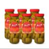 Mezzetta Jalapeo Stuffed Olives - Locally Grown Peppers from Napa Valley - Perfect Appetizer or Cocktail Addition - Crisp & Savory Green Fruits with Heat - Shipped Fresh - 6 Oz Jar - Pack of 6 view 1