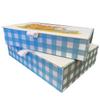 Hobby Lobby Blue Rectangular Gingham Floral Truck Storage Gift Box Set view 1