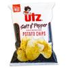 Bachman Air Popped Butter Popcorn (3, 8oz bag) - Variety Pack - Utz Salt and Pepper Potato Chips (1, 2.75oz bag) - Gourmet Buttery Popcorn - 4 Bags Total view 3