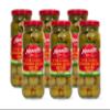Mezzetta Pimiento Stuffed Spanish Queen Green Olives - Garnish for Martinis - Super Colossal Fruits - Firm Texture, Slightly Salty Flavor - Ideal for Snacks & Cheese Platters - 10 Oz Jar - Pack of 6 view 1