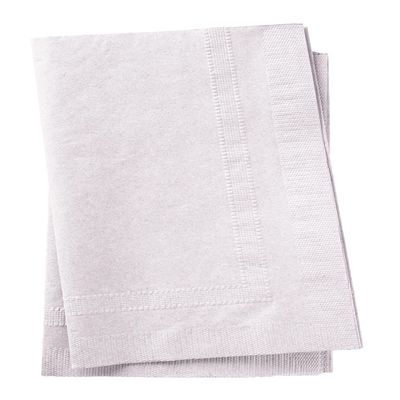 17" x 15"- 2 Ply White Dinner Napkins- Case of 3,000ct