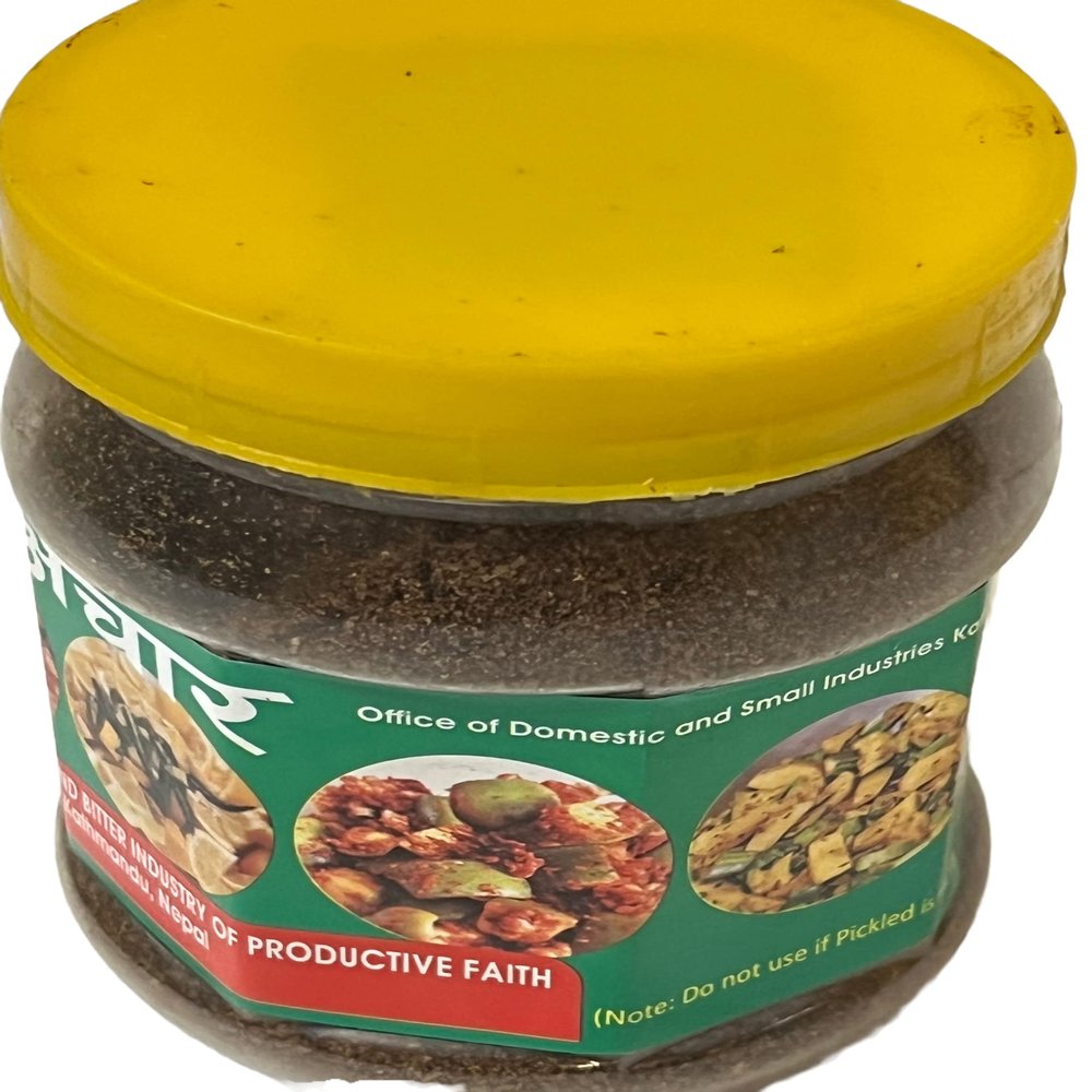 Authentic Nepali Timur Ko Chhop (Szechuan Pepper Pickle) Spices & Red Chilly Powder That Gives Natural, Typical Nepali Flavor (Sour Spicy Timur Ko Achar Pickles - 200G
