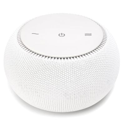 SNOOZ Pro - Smart White Noise Machine & Travel Case - Real Fan Inside, Non-Looping White Noise, Adjustable Tone & Volume - App-Based Remote Control & Sleep Timer (Cotton)