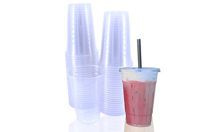 Miley Supply [50 Count] 20 oz. Clear Plastic Cups - 50 pcs