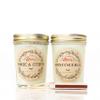 Red Barn Candle Company Aromatherapy Gift Set - Summer Collection - 100% Natural Soy Wax & Essential Oil Infused - Sage & Citrus and Honeysuckle Scented Non-Toxic Candles - (8 oz, 2-Pack) view 2